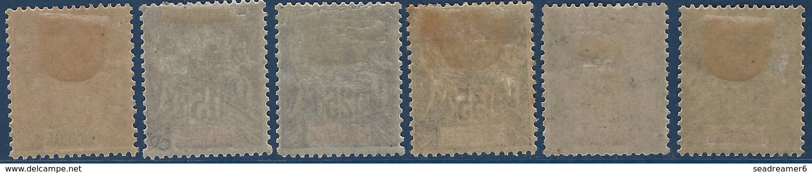 France Colonies Anjouan N°14 à 19*  Neufs Très Frais - Unused Stamps
