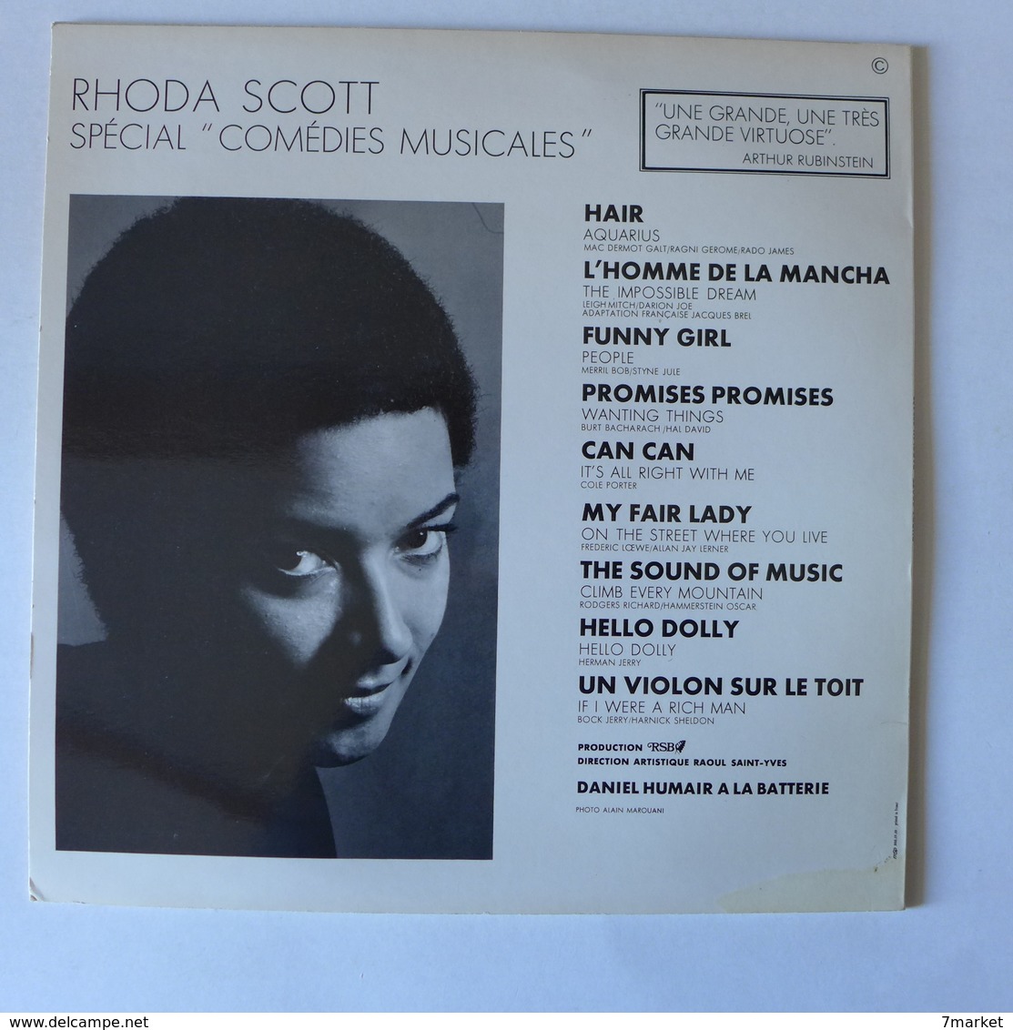 LP/     Rhoda Scott à L'orgue Hammond. Vol.2 . Spécial "Comédies Musicales" - Jazz