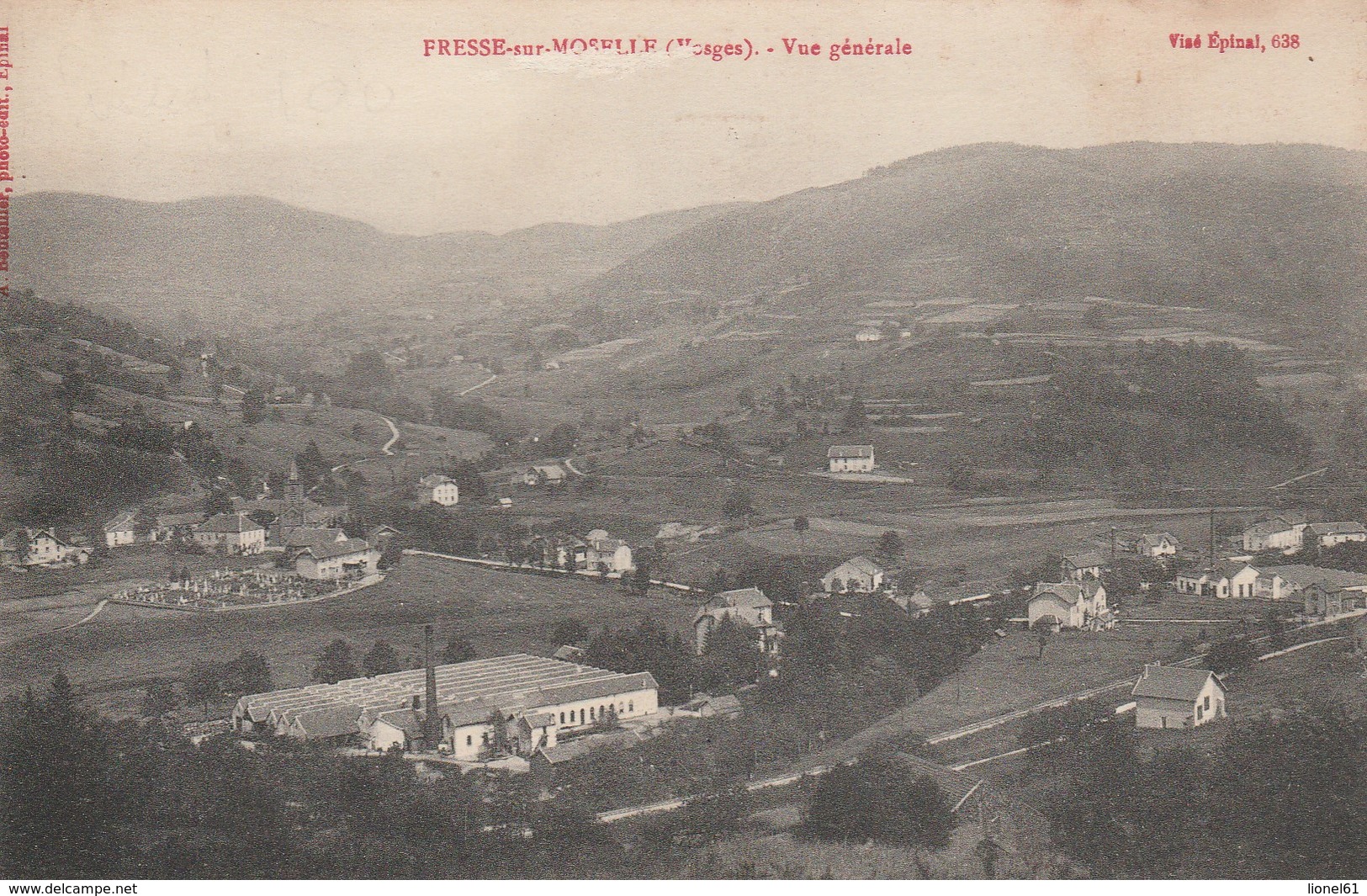 FRESSE SUR MOSELLE : (88) Vue Générale - Fresse Sur Moselle