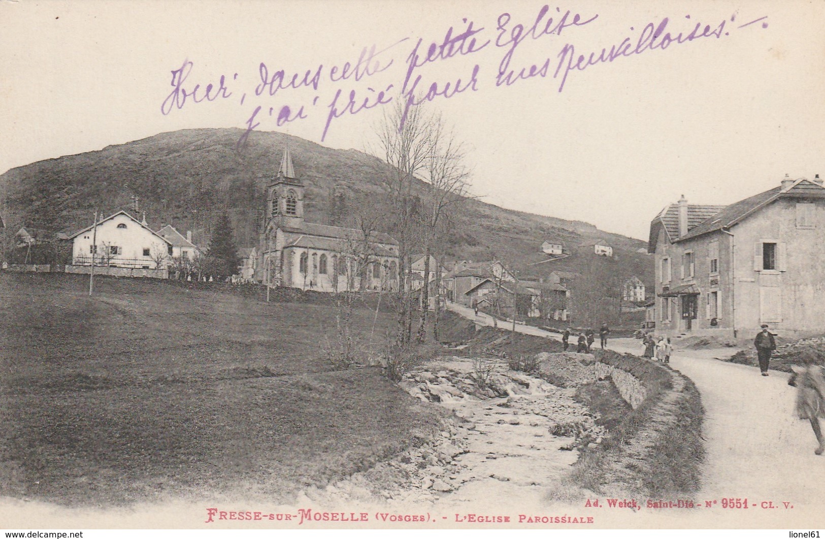 FRESSE SUR MOSELLE : (88) L'église Paroissiale - Fresse Sur Moselle