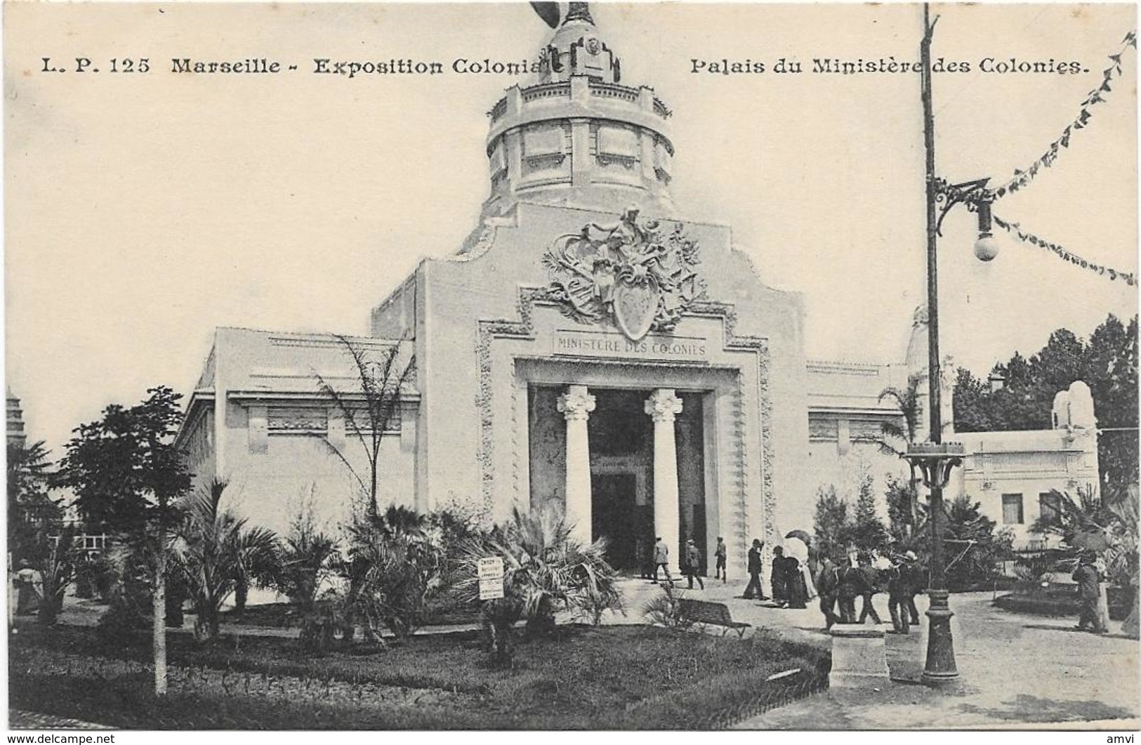 4029 - exceptionnel lot de 25 cartes exposition coloniale marseille toutes scannées non voyagées