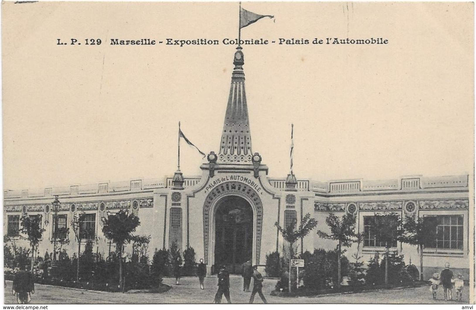 4029 - exceptionnel lot de 25 cartes exposition coloniale marseille toutes scannées non voyagées