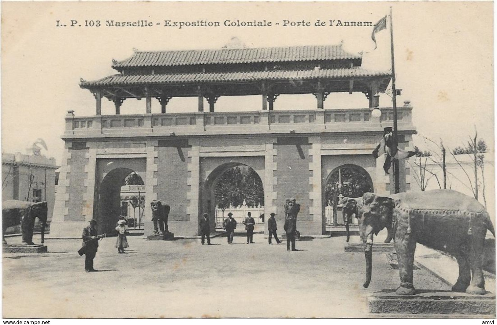 4029 - exceptionnel lot de 25 cartes exposition coloniale marseille toutes scannées non voyagées