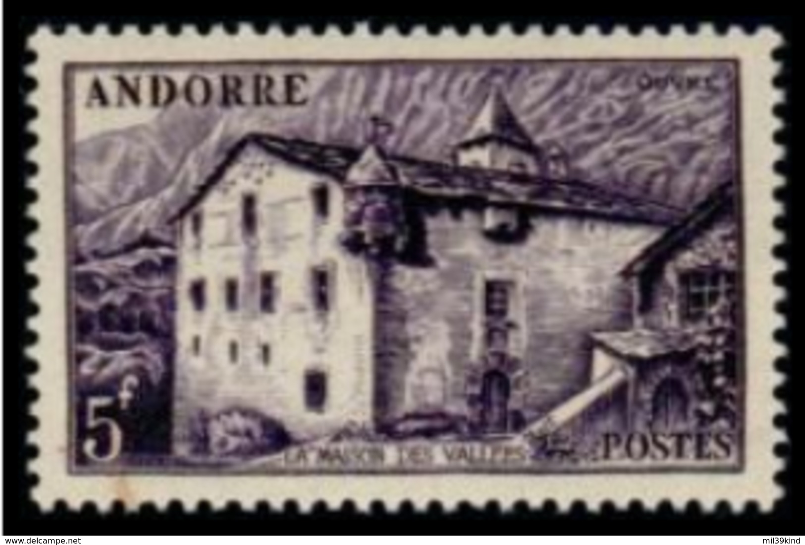 TIMBRE ANDORRE.FR - 1948 - NR 124 - NEUF - Unused Stamps