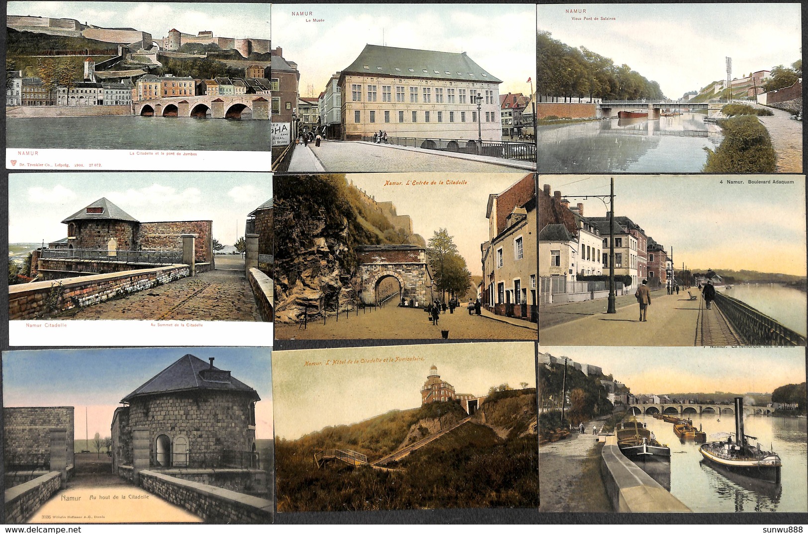 Namur - Superbe Sélection 57 Cartes (animée Peu Vue Colorisée Gare Carte Photo DTC Dr Trenkler 5# SBP  Voir Scans) - Namur