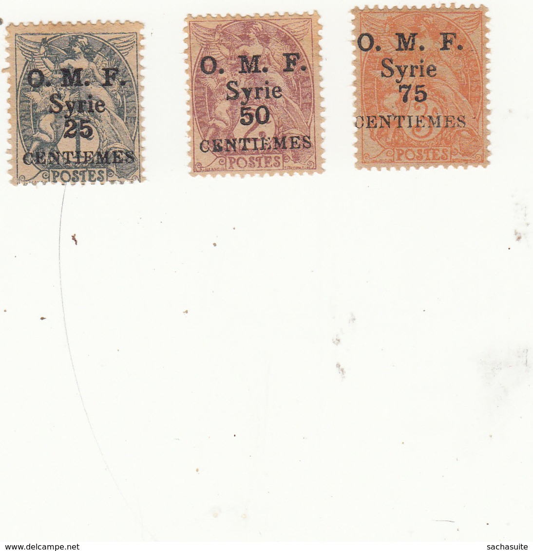 SYRIE Y.T. No 45-46-47 H - Unused Stamps