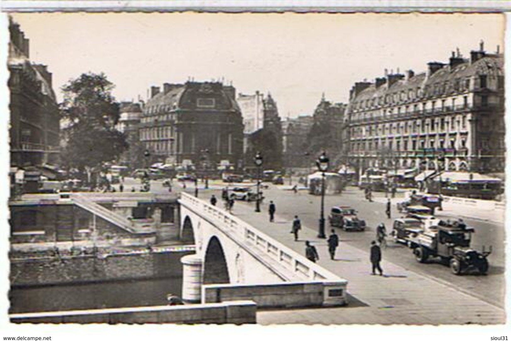 PARIS  5° Place St Michel Et Le Pont Cpsm9x14  Zz646 - Arrondissement: 05