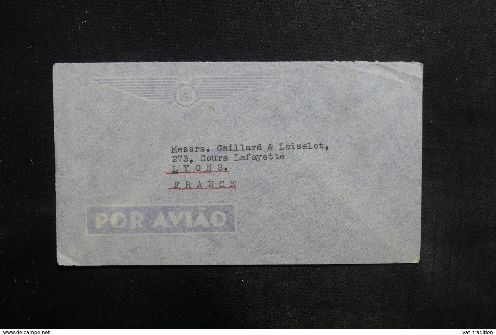 INDE PORTUGAISE - Enveloppe De Goa Pour La France En 1953 , Affranchissement Au Verso - L 35742 - Inde Portugaise