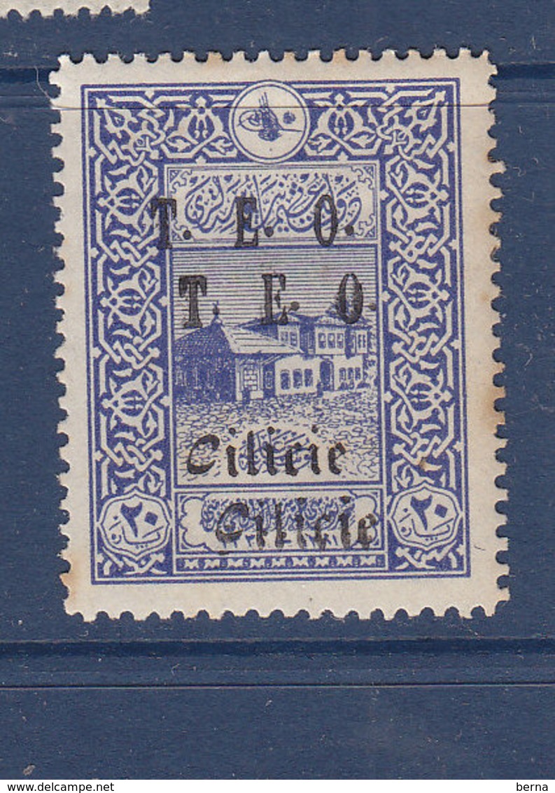 CILICIE 69 DOUBLE SURCHARGES    NEUF CHARNIERE ROUSSEURS - Unused Stamps