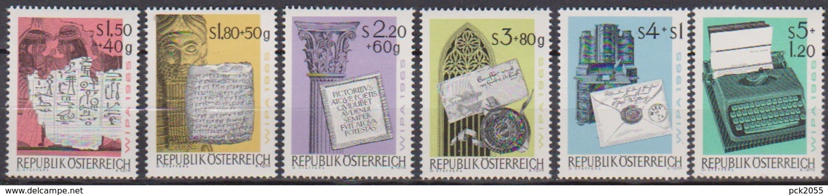 Österreich 1965 Nr.1184 - 1189 ** Postfr. Intern. Briefmarkenausstellung WIPA 1965, Wien ( 8760) Günstige Versandkosten - Ungebraucht