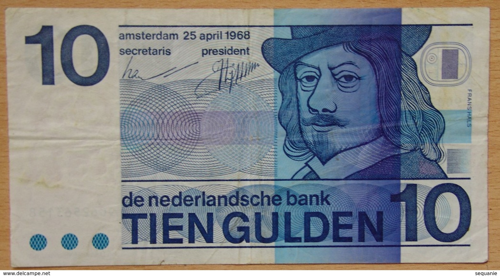 PAYS-BAS 10 Gulden  25 AVRIL 1968 - [7] Collections