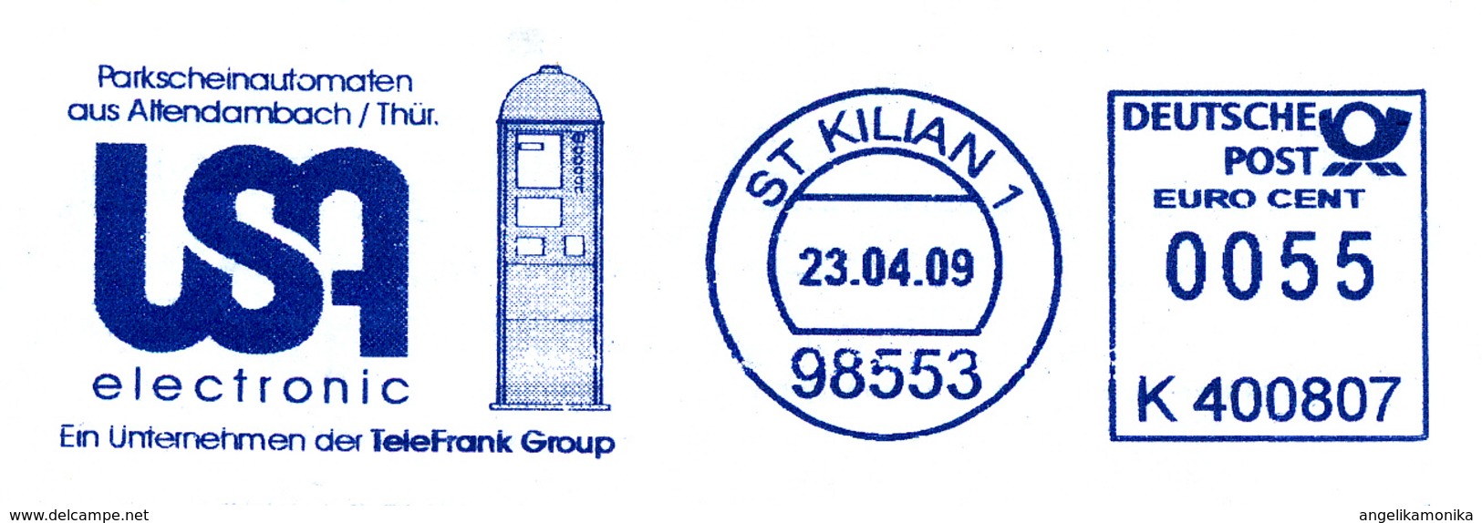 Freistempel 1914 Parkscheinautomat - Maschinenstempel (EMA)