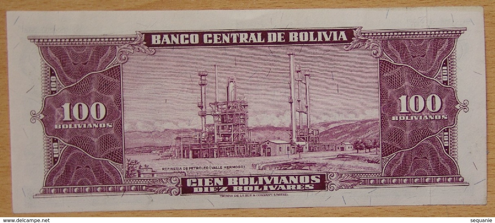 BOLIVIE 100 Bolivianos  1945 - Bolivien