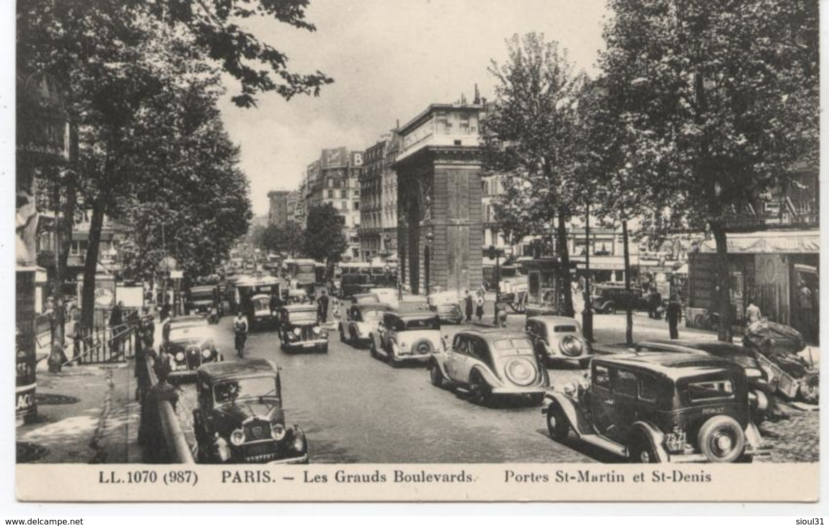 75 Paris 10° GRANDS  BOULEVARDS  Portes St Martin Et St Denis  G726 - Arrondissement: 10