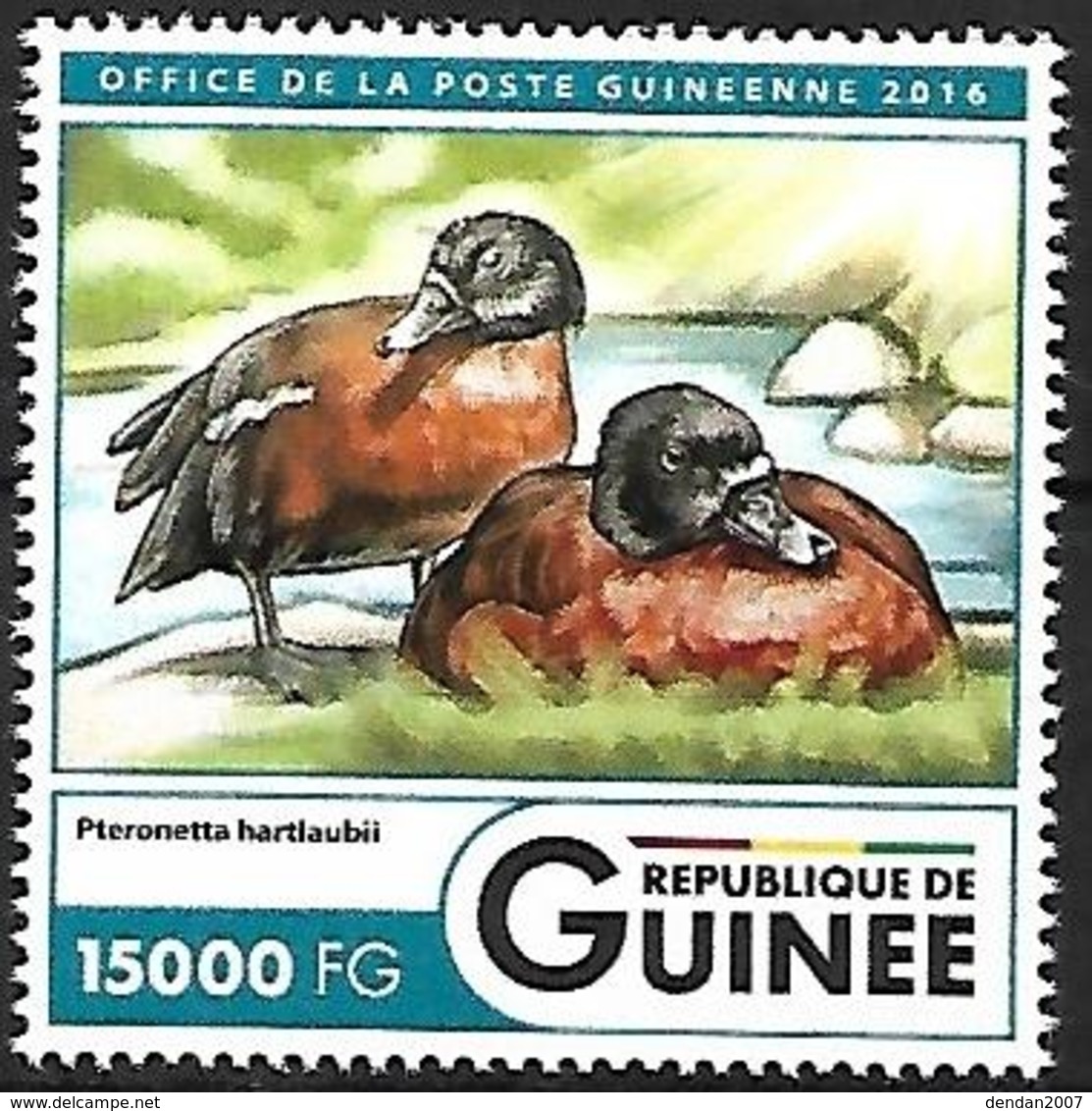 GUINEA - MNH - 2016 -  Hartlaub's Duck    Pteronetta Hartlaubii - Canards