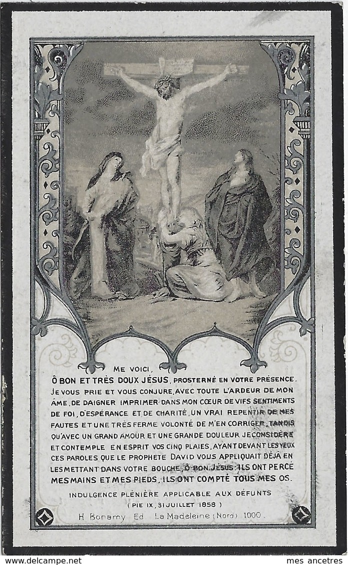 En 1930-Locre Et Bailleul (59)  Cyrille PLATEVOET Ep Marie Louise CHEROUTRE Né 1867 - Décès