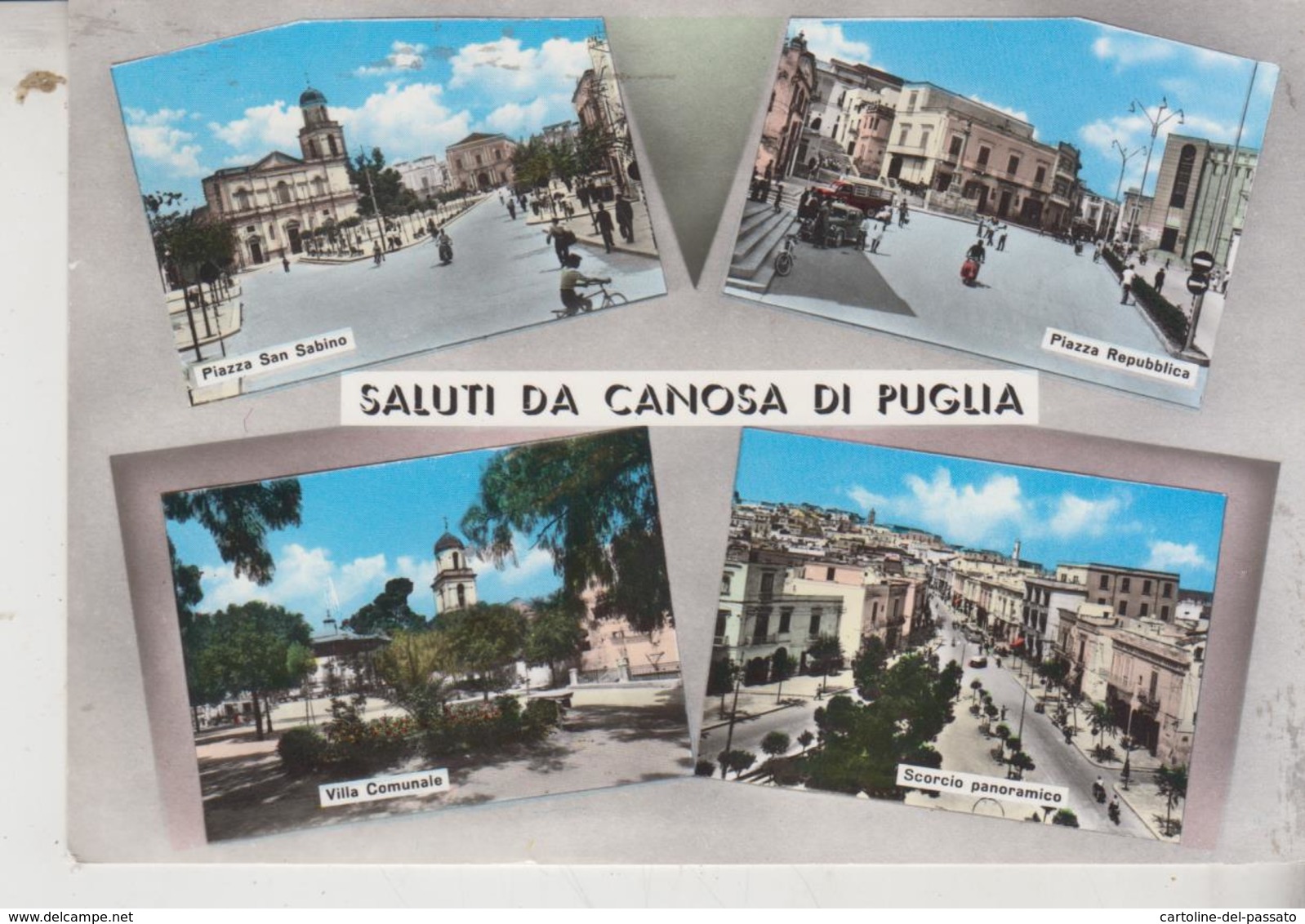 CANOSA DI PUGLIA BARI  VEDUTE SALUTI PAESE - Bari