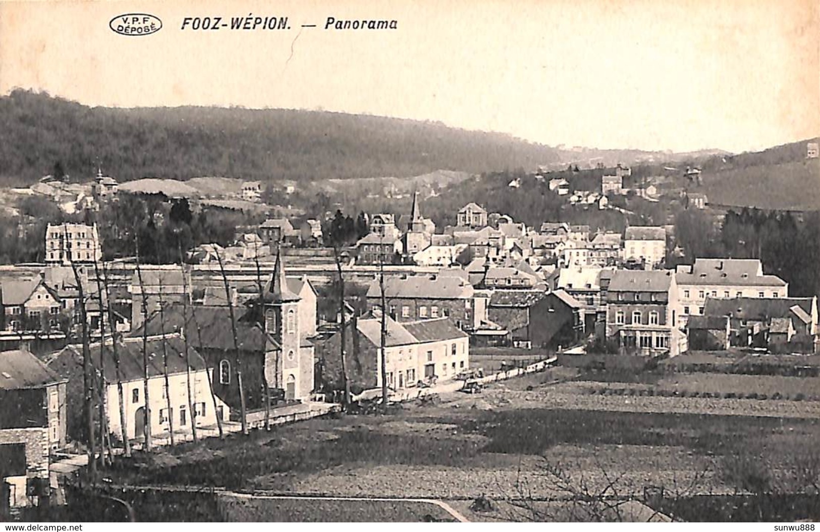 Fooz Wépion - Panorama (Phototypie Préaux) - Namur