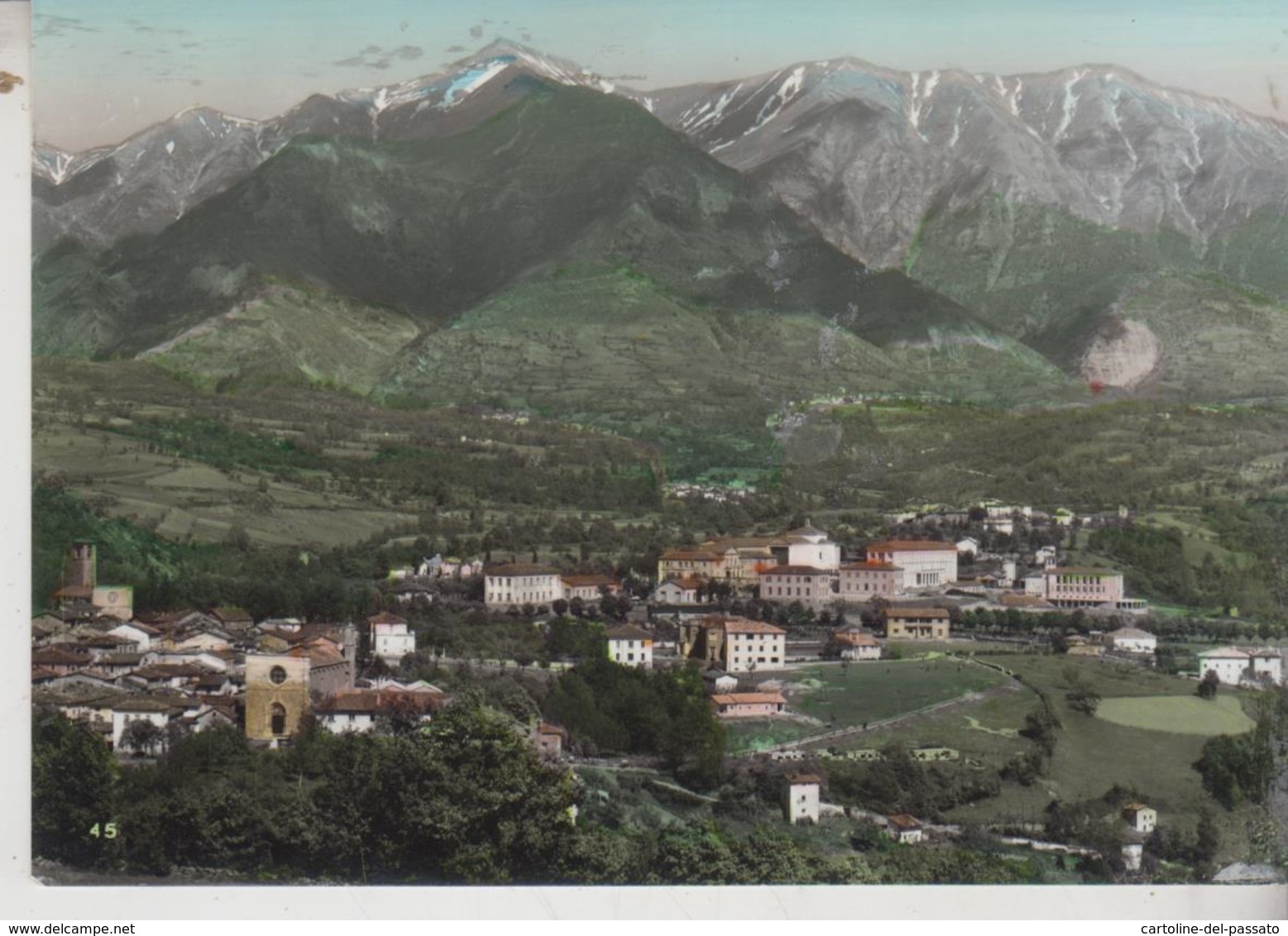 AMATRICE RIETI PANORAMA CON L'ISTITUTO MASCHILE - Rieti