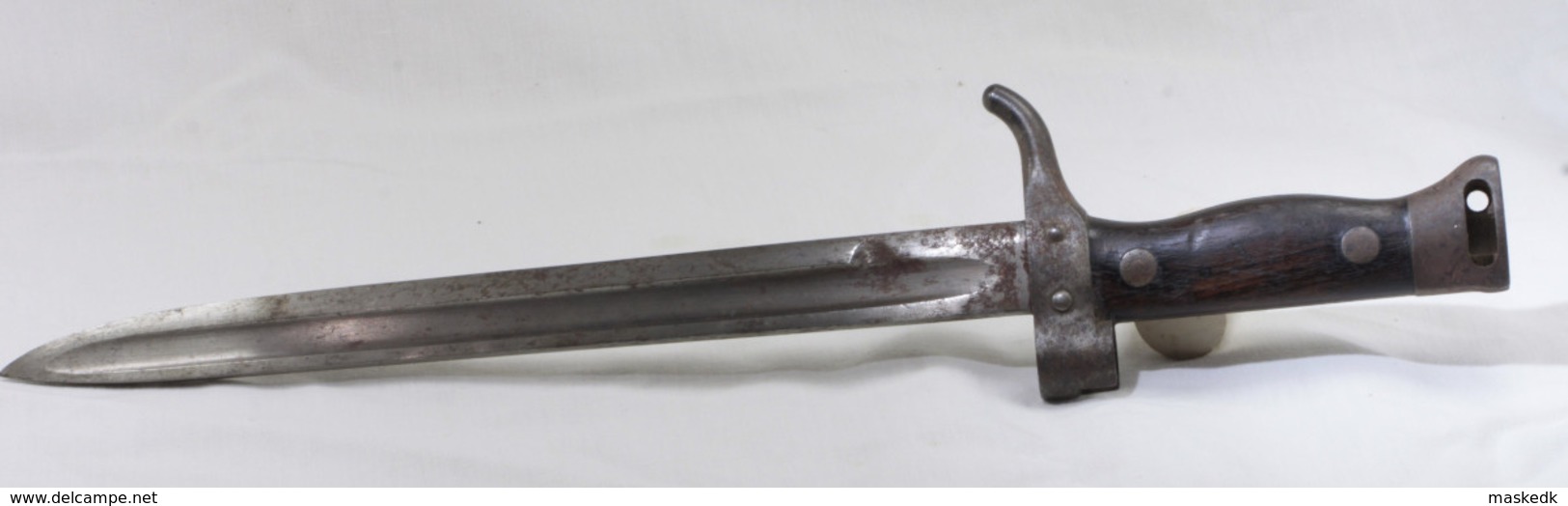Couteau De Tranchée Ou Dague Sur Base Berthier 1892 - Armes Blanches