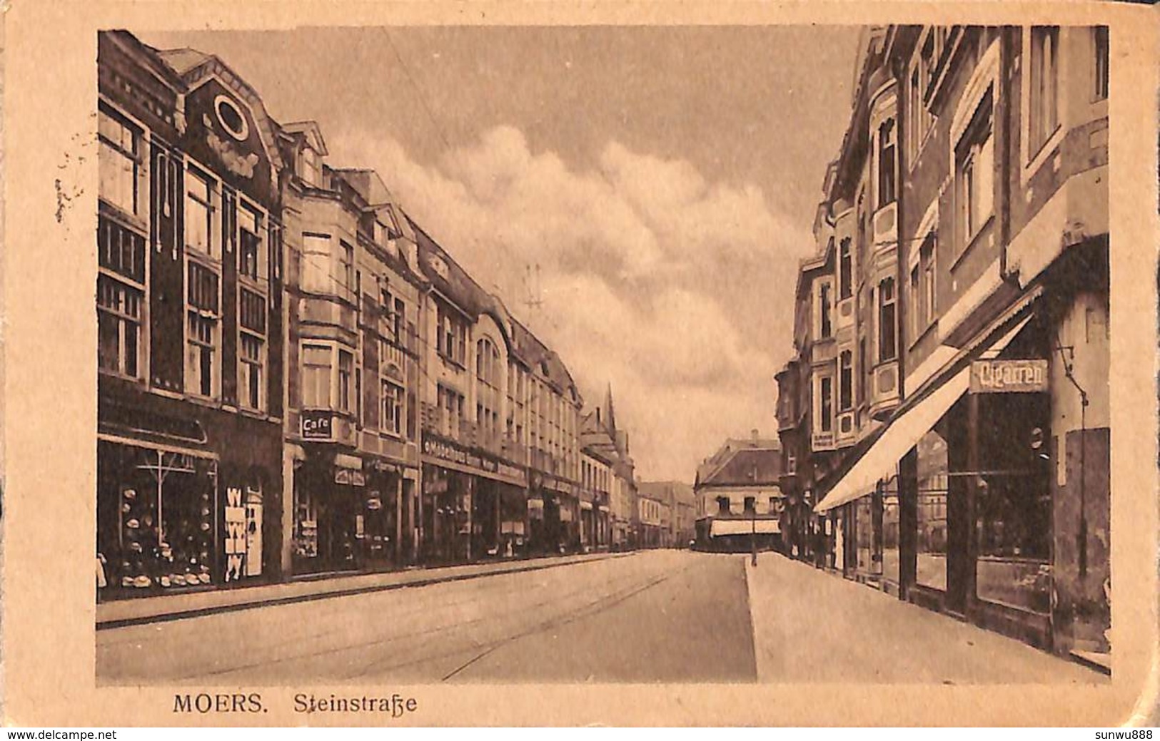 Moers - Steinstrasse (1919, Feldpost) - Mörs