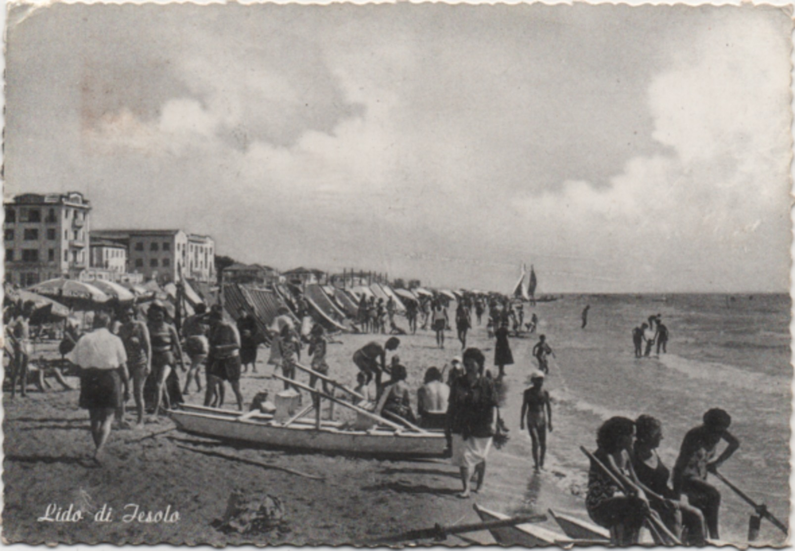 Lido Di Jesolo (Venezia). Viaggiata 1955 - Venezia (Venice)