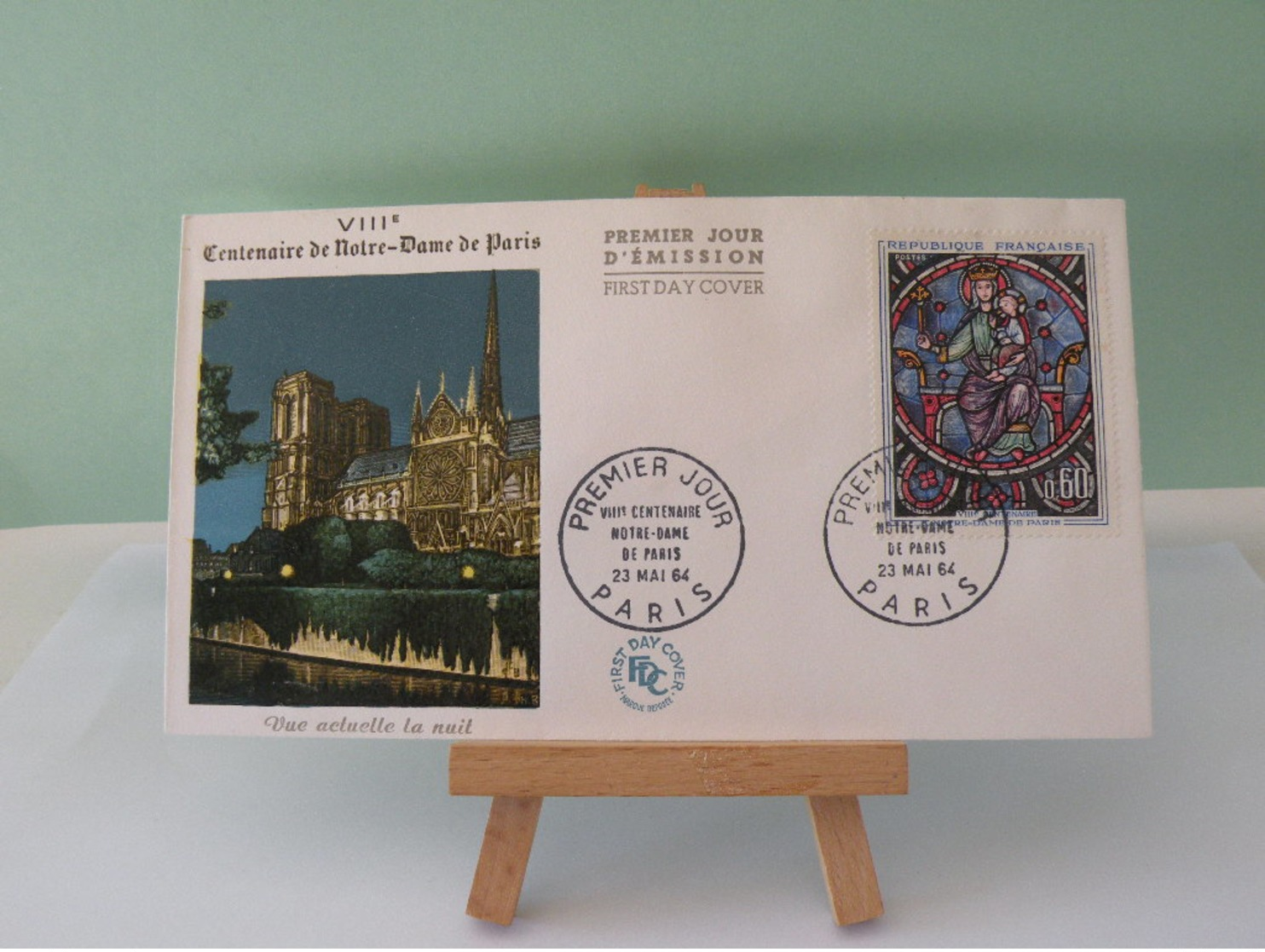 Notre Dame De Paris - Paris - 23.5.1964 FDC 1er Jour - Coté 9€ - 1960-1969