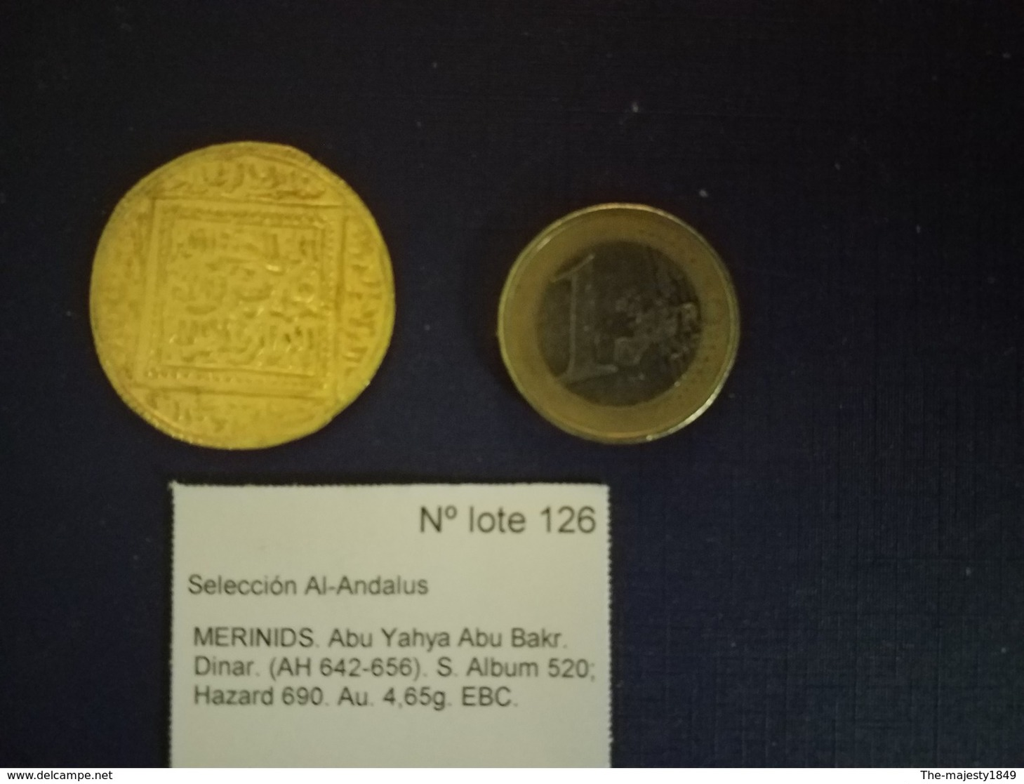 Merinids. Abu Yahya Abu Bakr. Dinar. (ah 642-656). Or - Goud - Gold - - Islamiques