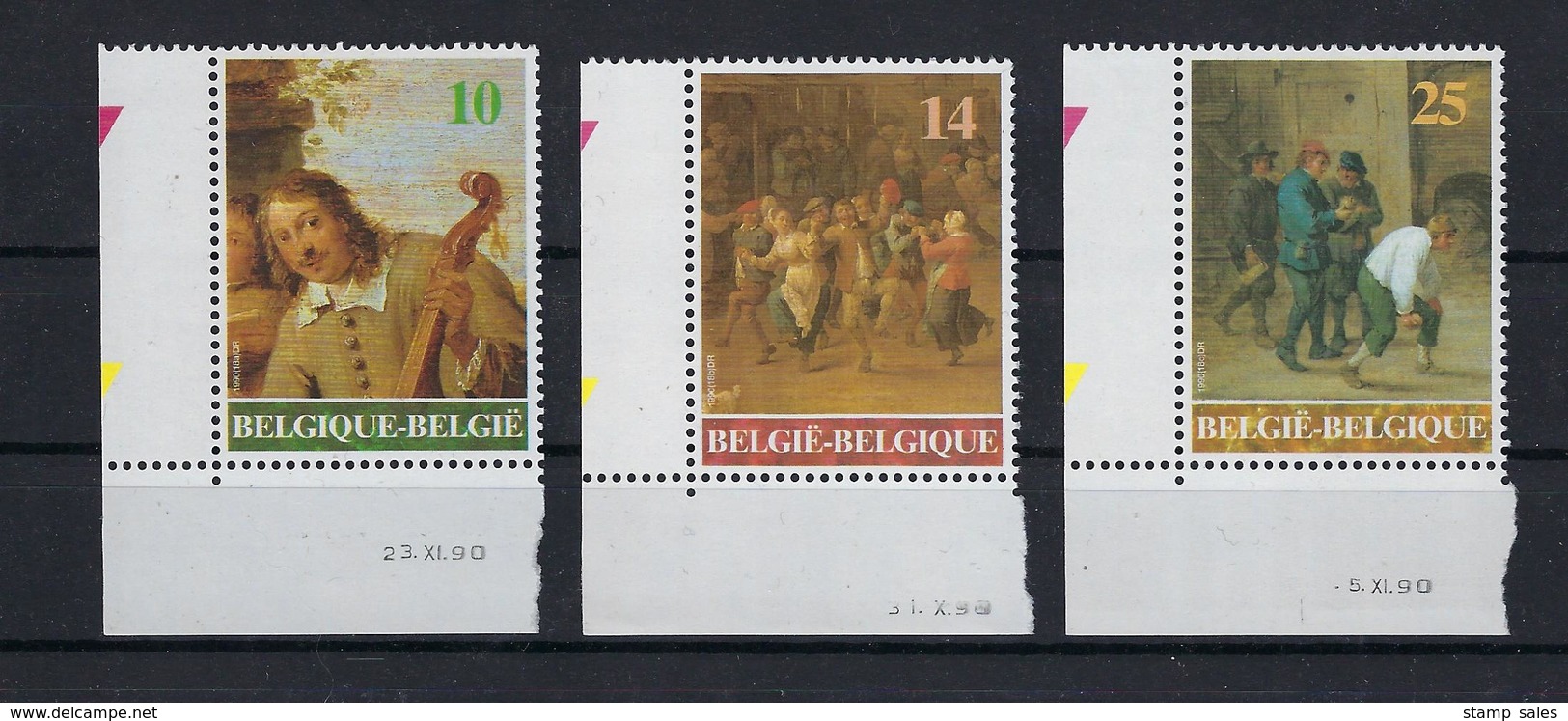 N°2393/2395 (drukdatum) MNH ** POSTFRIS ZONDER SCHARNIER SUPERBE - Dated Corners