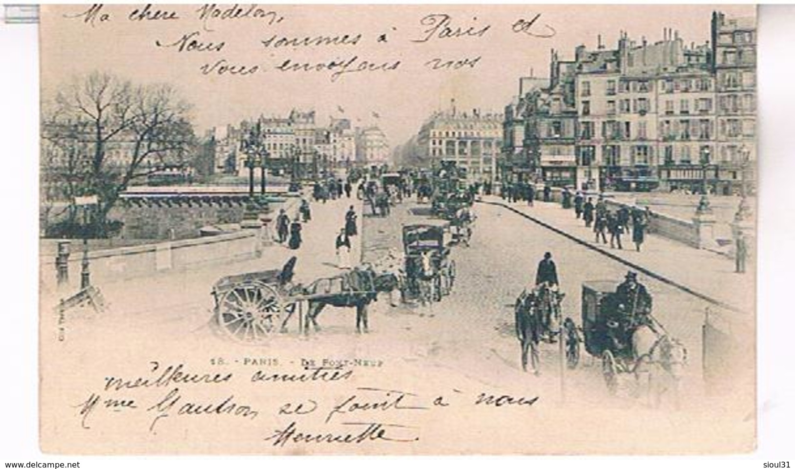 75 PARIS   LE  PONT NEUF   TBE  PA197 - Bruggen