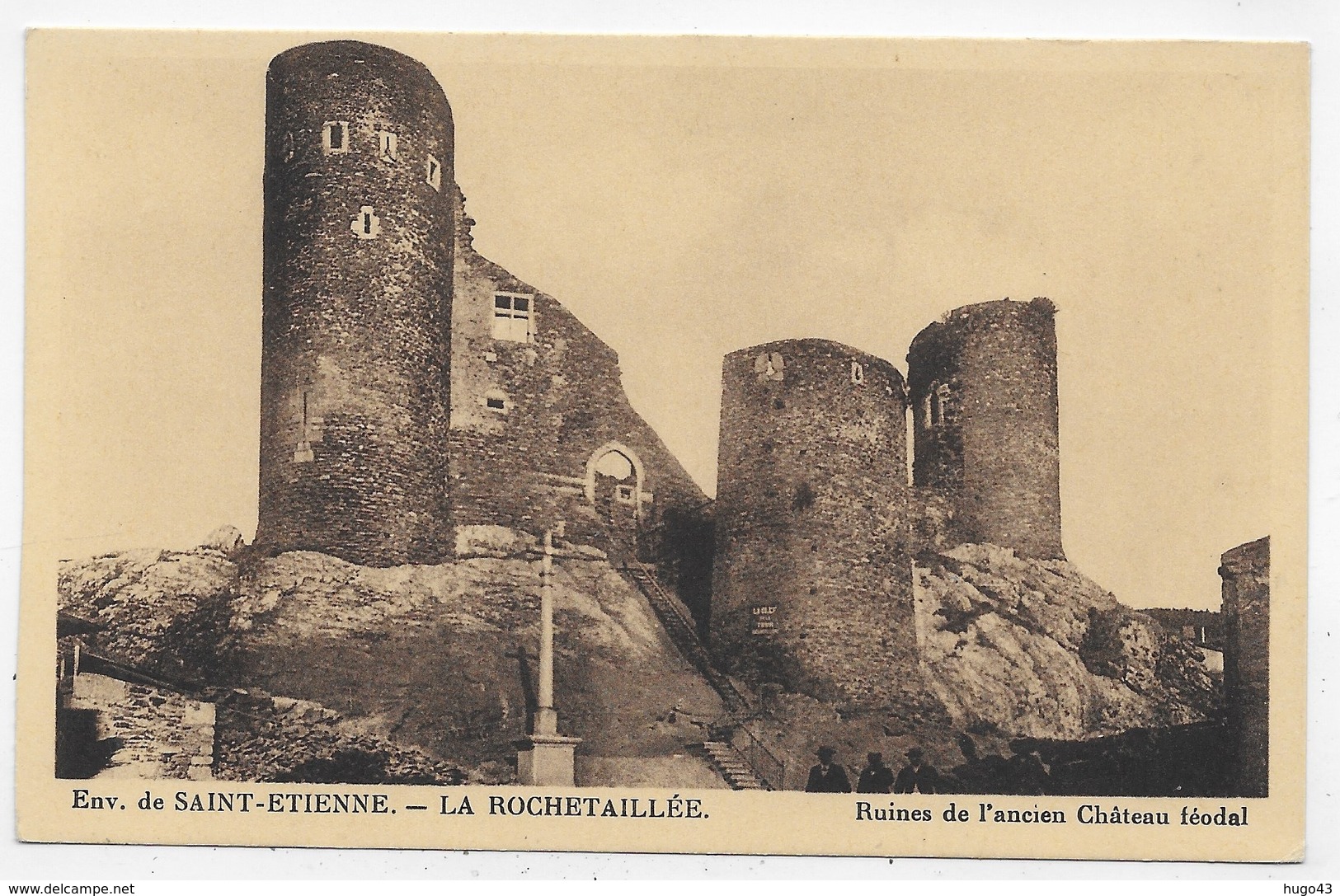 LA ROCHETAILLEE - RUINES DE L' ANCIEN CHATEAU FEODAL - CPA NON VOYAGEE - Rochetaillee