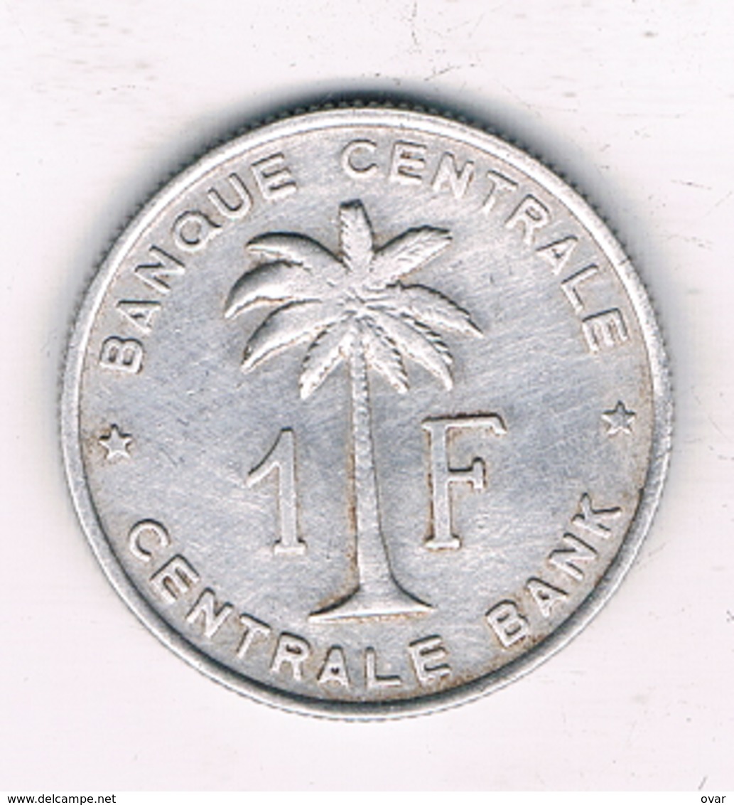 1 FRANC 1957 BELGISCH CONGO /5516/ - 1951-1960: Baudouin I.