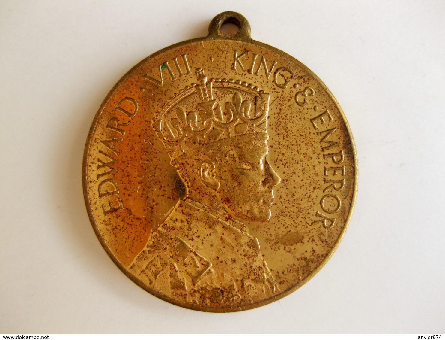 Medaille Edward VIII To Commemorate The Coronation 1937 - Monarchia/ Nobiltà