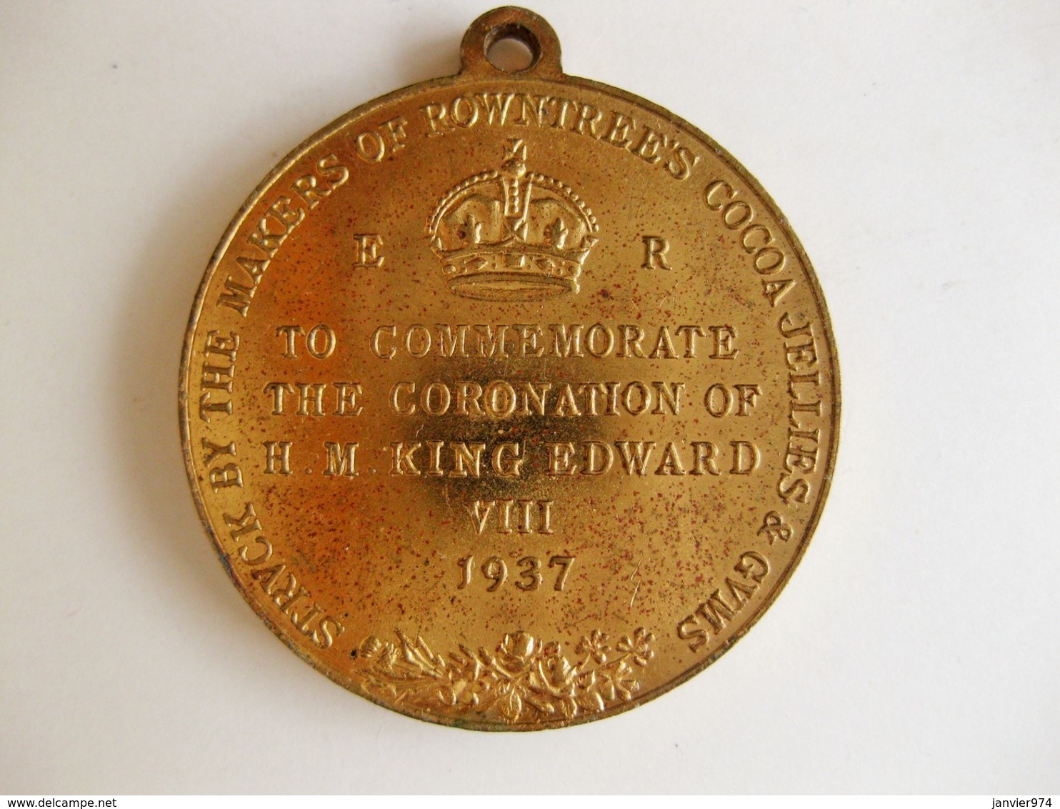 Medaille Edward VIII To Commemorate The Coronation 1937 - Monarchia/ Nobiltà