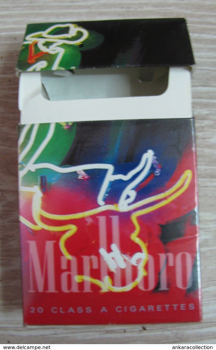 AC -  MARLBORO AMERICAN HARD PACKED EMPTY BOX FOR COLLECTION - Sonstige & Ohne Zuordnung