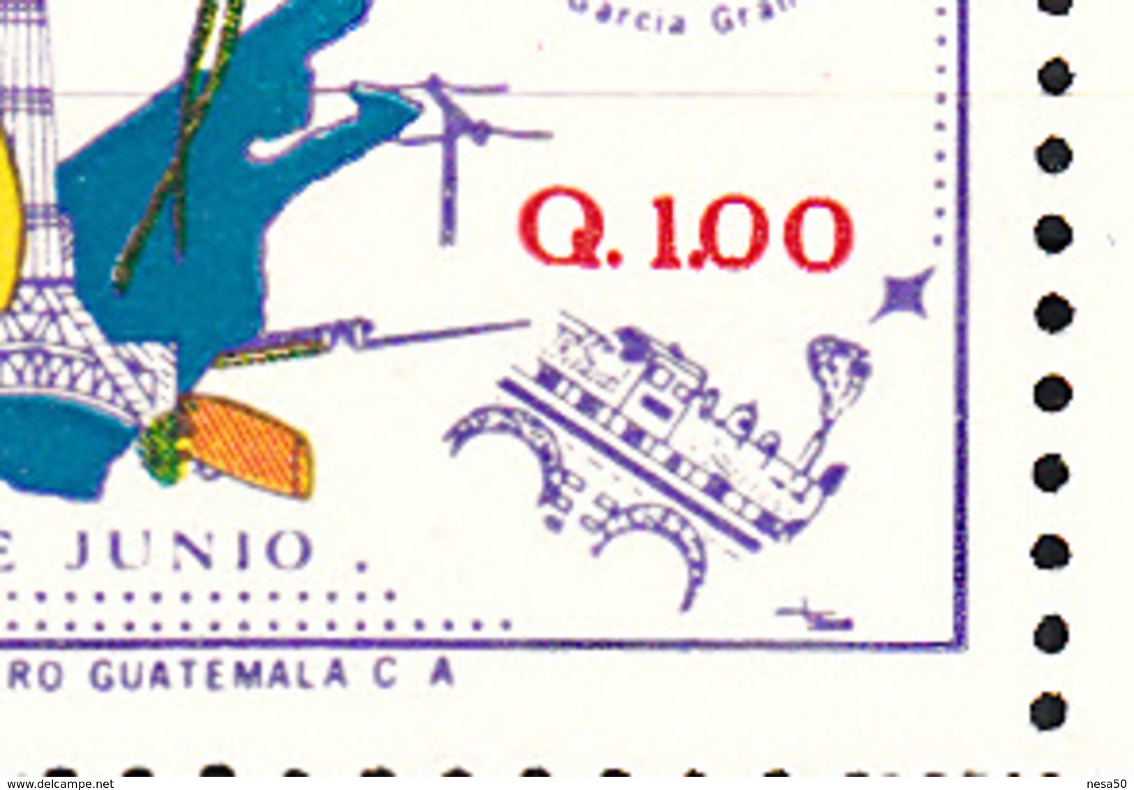 Train, Eisenbahn, Locomotive, Railway: Guatemala 1971 Mi Nr  911 - 914 Compleet Postfris - Treinen