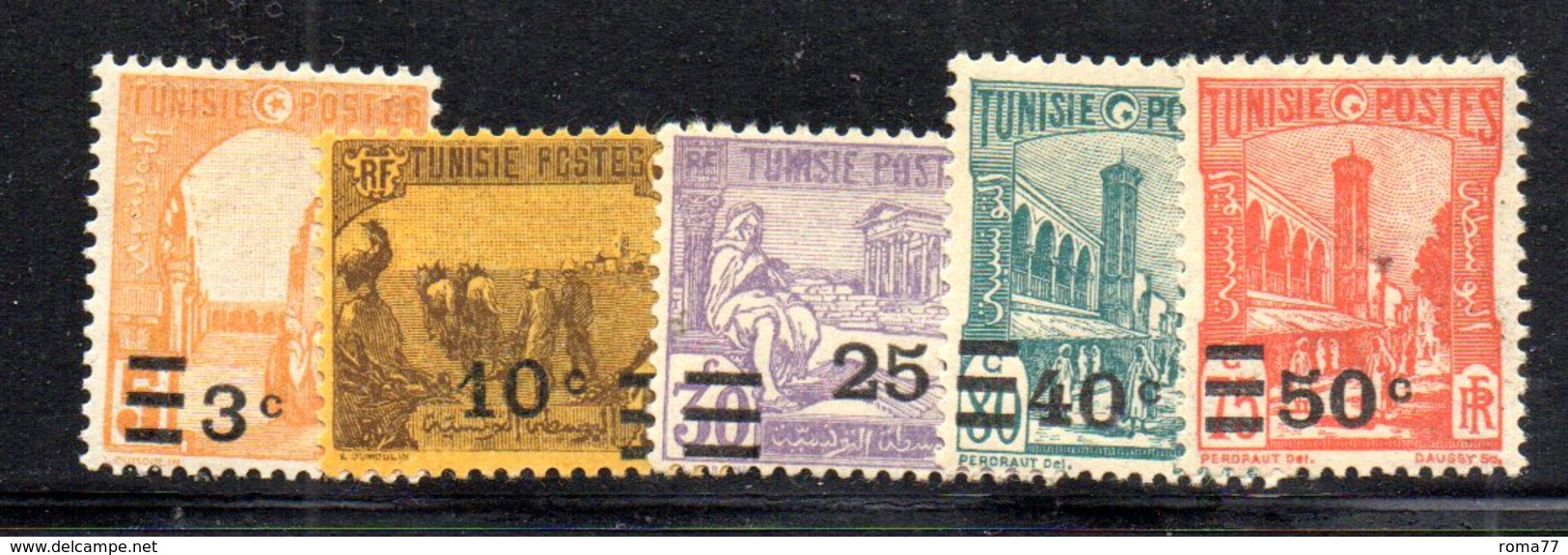 APR1913 - TUNISIA 1928,  Yvert N. 154/158  */*  (2380A) - Nuovi