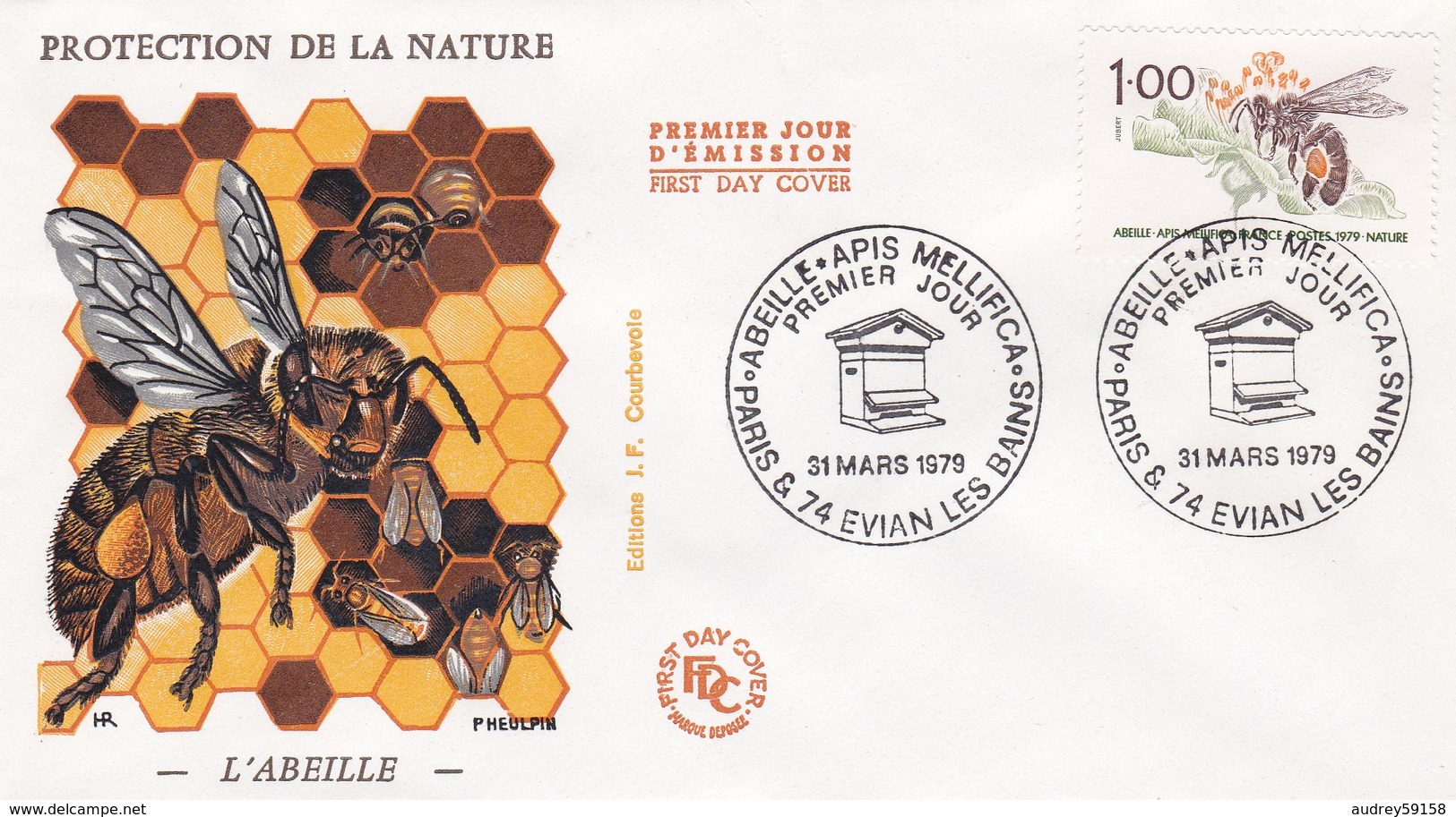 FRANCE 1979 FDC ABEILLE YT 2039 - 1970-1979