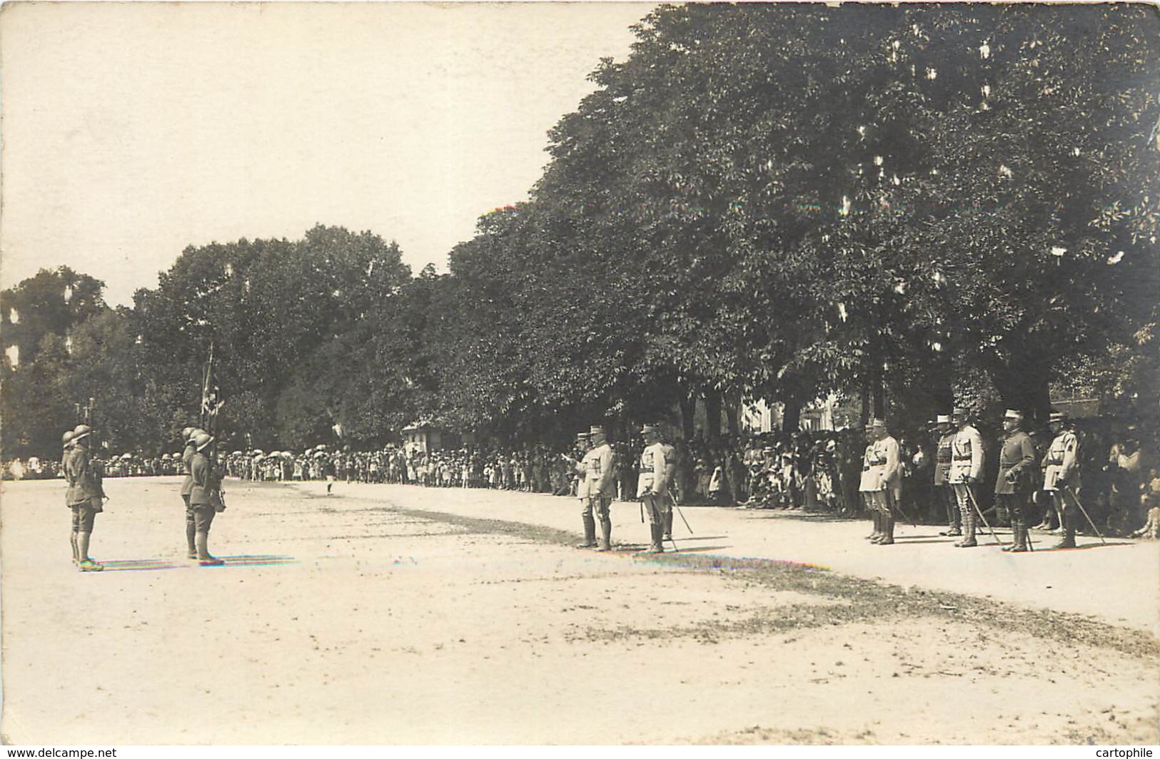 88 - EPINAL - Carte Photo - Lecture Des Citations Du Bataillon Du 20e BCP - General Petain 1919 - Epinal