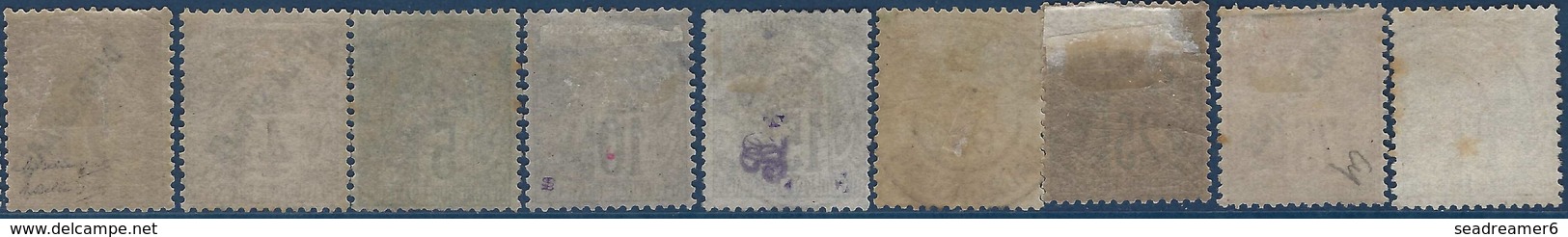 France Colonies Diego Suarez N°14 à 24 Sauf 21 Et 22 Obl Et Neufs TTB - Used Stamps