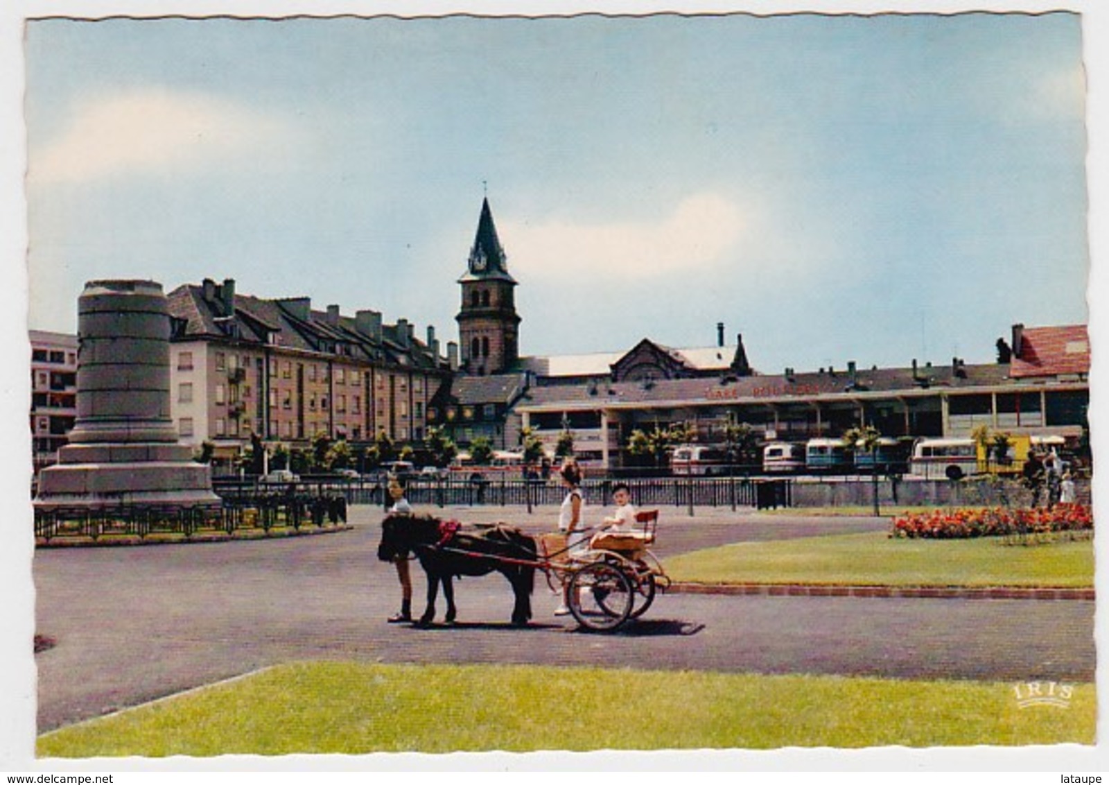 VOSGES - SAINT-DIE - Attelage - Gare Routière - Autobus - Saint Die