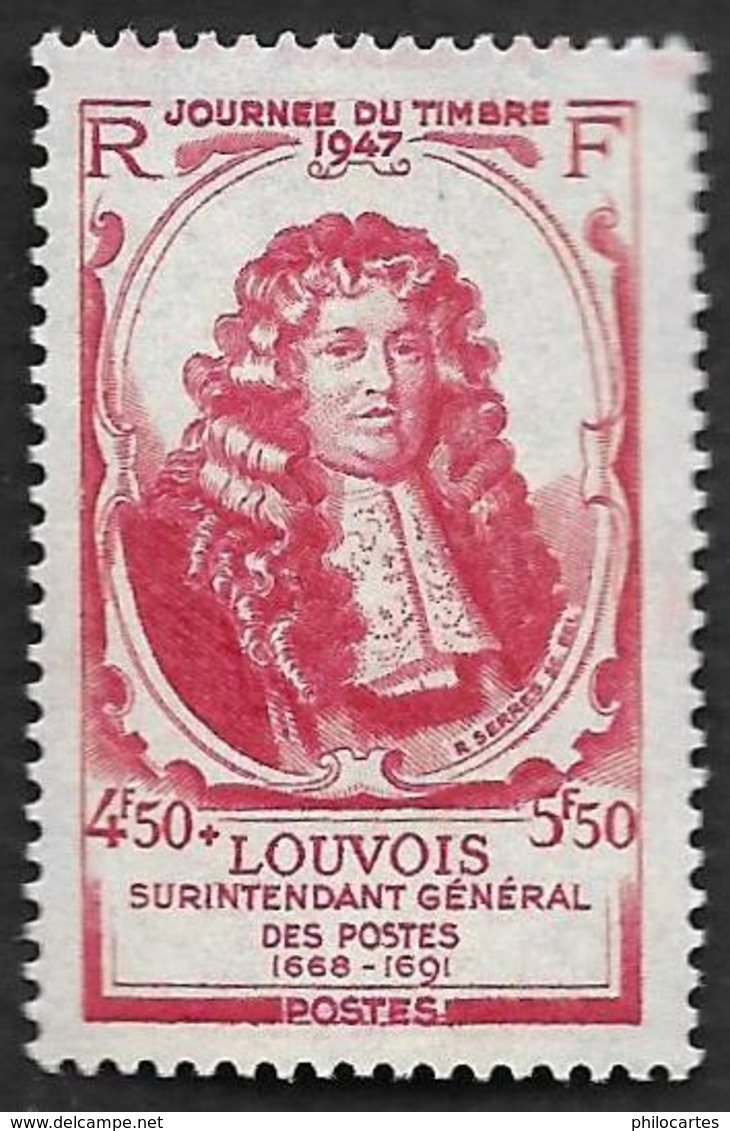 FRANCE  1947   -  Y&T  779  -  Louvois  - NEUF**  -    Cote   1.85e - Nuevos