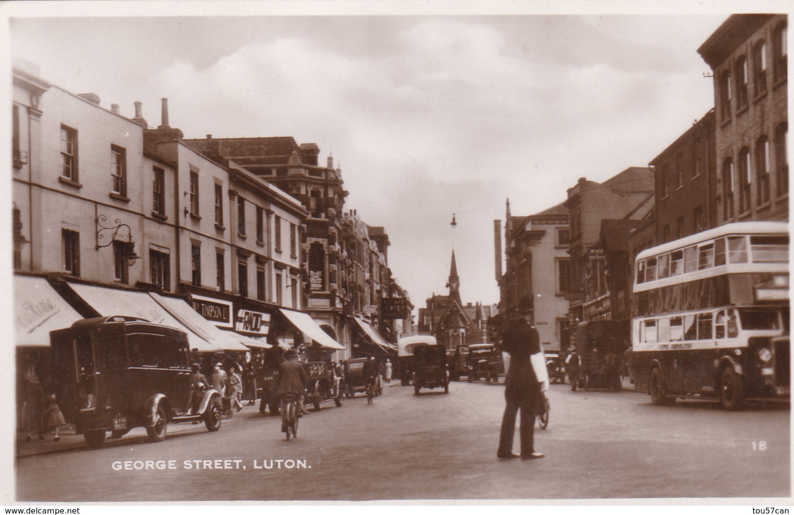 LUTON  - BEDFORDSHIRE -  ENGLAND -  ANIMATED POSTCARD. - Autres & Non Classés