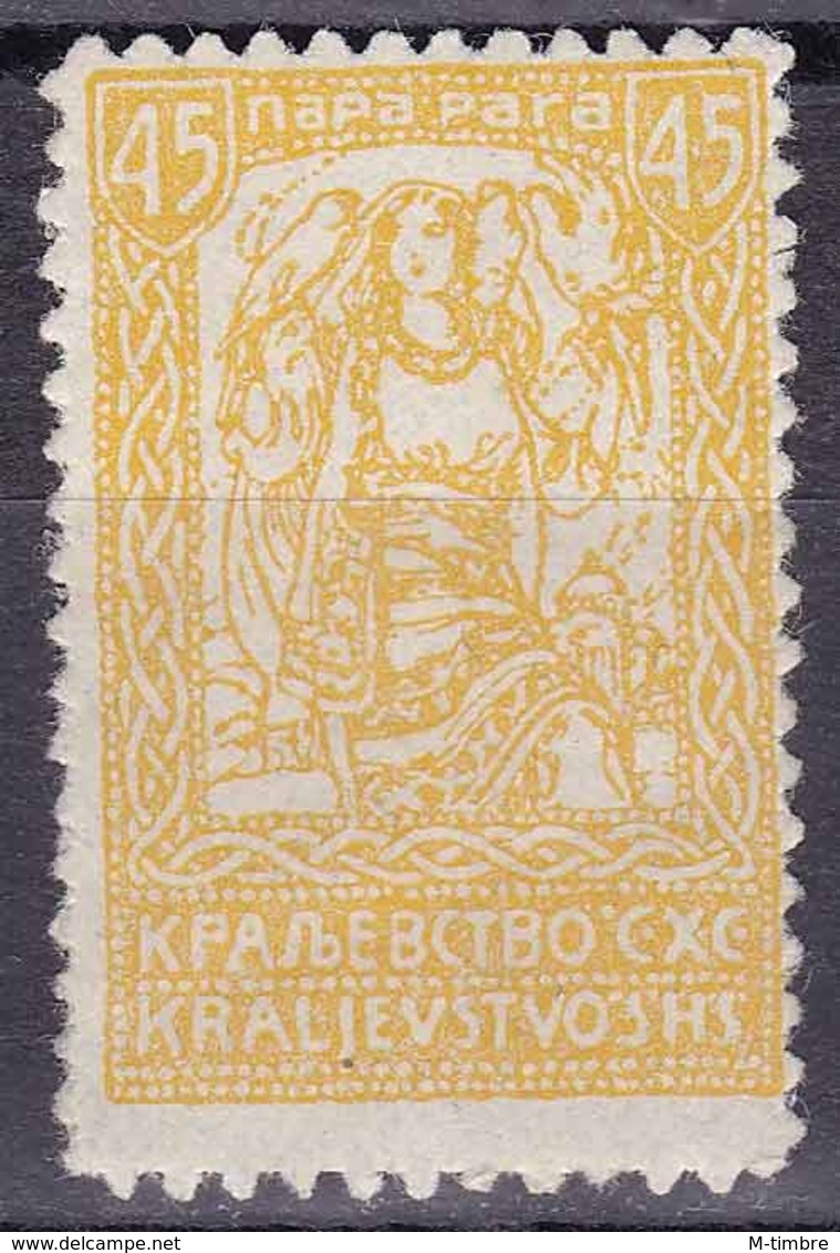 Yougoslavie YT 118 Mi 126 Année 1920 (MNH **) - Unused Stamps