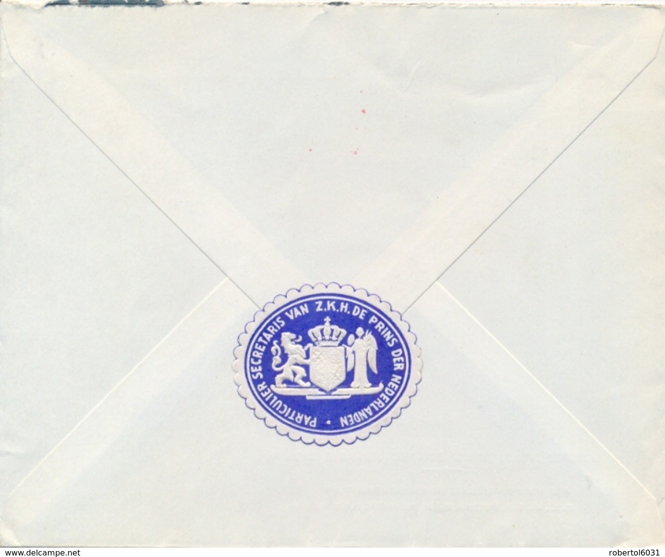 Netherlands 1972 Cover From The Royal Haus With EMA Franking - Royalties, Royals
