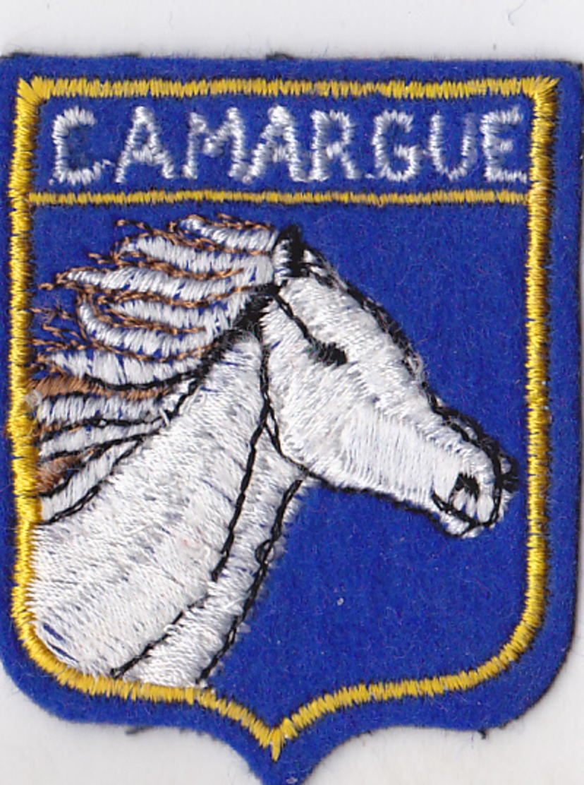 Ecusson Brodé CAMARGUE  Tête Cheval - Scudetti In Tela