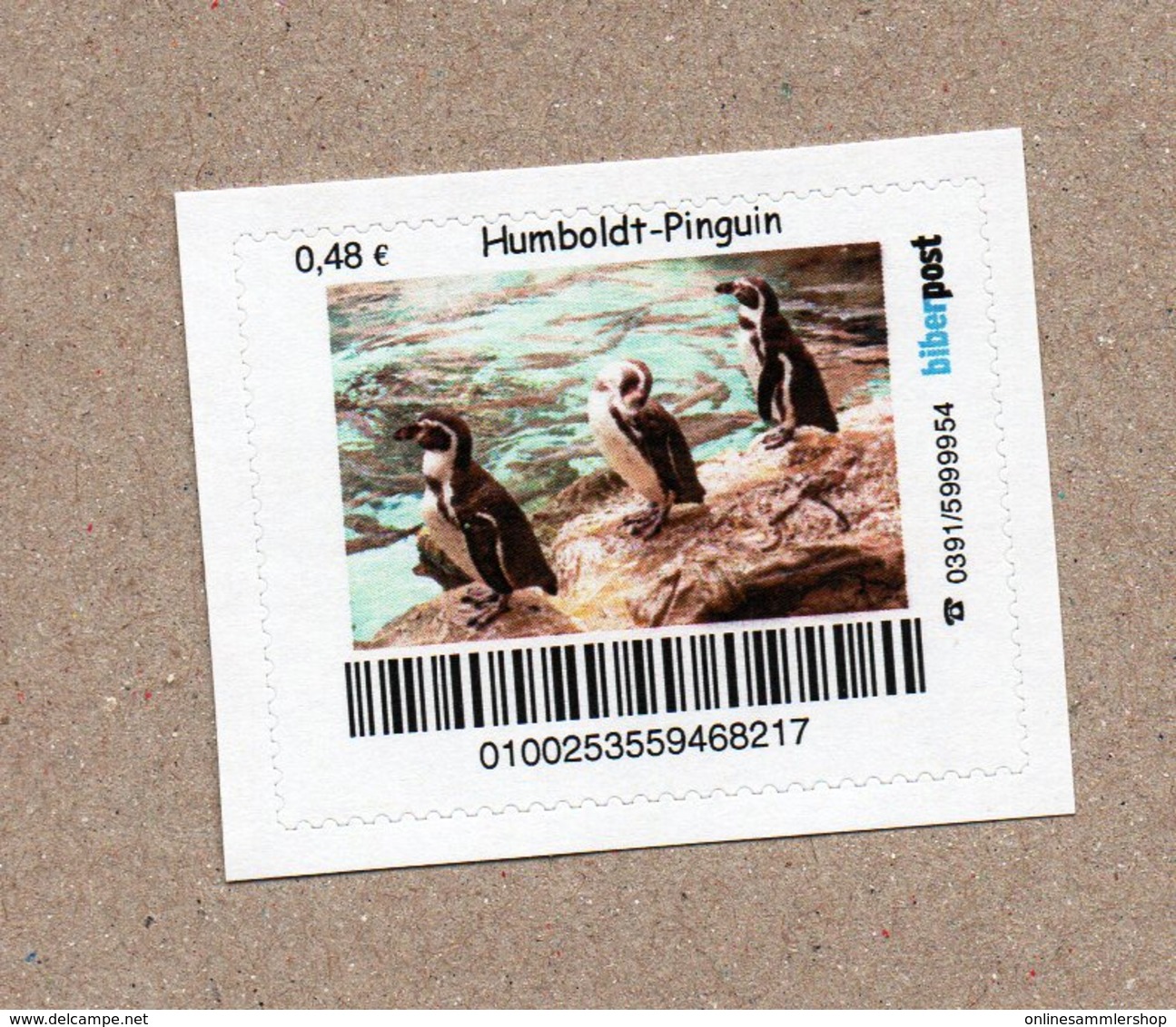 BRD - Privatpost Biberpost -  Pinguine (Loro Park - Teneriffa) - Humboldt-Pinguin (Spheniscus Humboldti) - Penguins