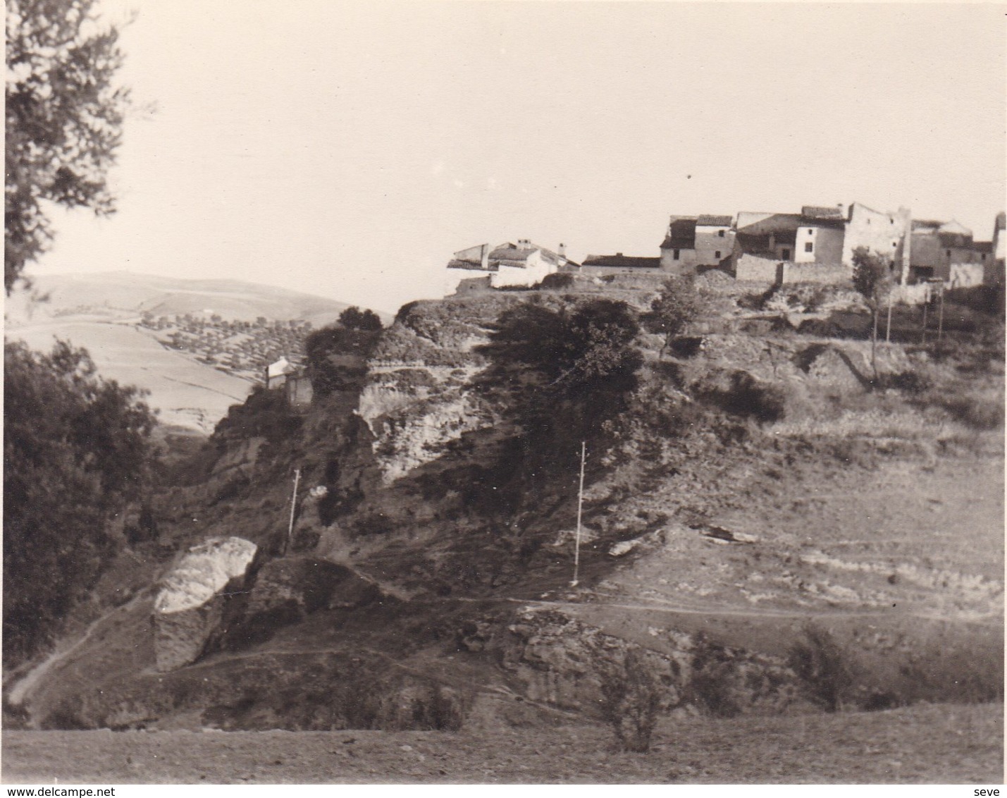 ALHAMA DE GRANADA Grenade 1948 Espagne Photo Amateur Format Environ 5,5 Cm X 7,5 Cm - Lugares