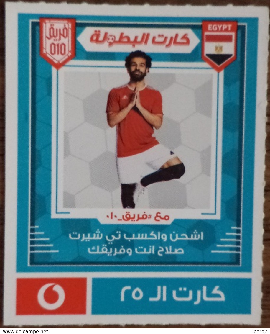 EGYPT - Mohamed Salah  Card  25 L.E, Vodafone , [used] (Egypte) (Egitto) (Ägypten) (Egipto) (Egypten) Africa - Egypte