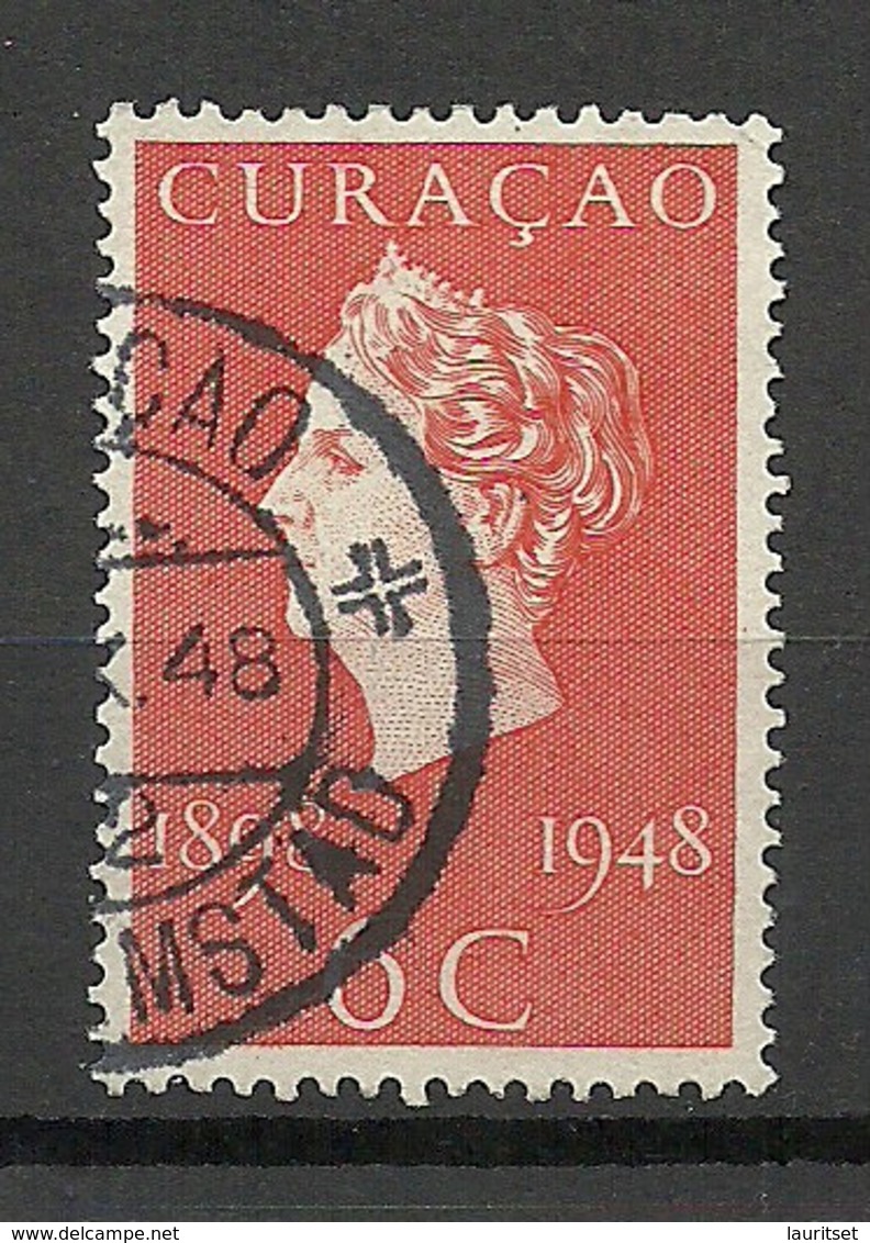CURACAO 1948 Michel 284 O Queen Wilhelmina - Curaçao, Antille Olandesi, Aruba